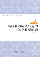 高校教师应该知道的120个教学问题在线阅读