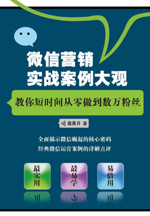 微信營(yíng)銷實(shí)戰(zhàn)案例大觀:教你短時(shí)間從零做到數(shù)萬(wàn)粉絲