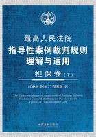 最高人民法院指导性案例裁判规则理解与适用：担保卷（第二版·下册）