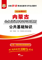 （2016最新版）内蒙古公务员录用考试专用教材：公共基础知识在线阅读