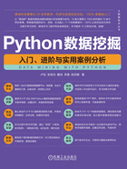 Python数据挖掘：入门、进阶与实用案例分析