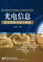 光电信息综合实验与设计教程在线阅读