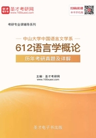 中山大学中国语言文学系612语言学概论历年考研真题及详解