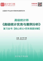 2019年高级统计师《高级统计实务与案例分析》复习全书【核心讲义＋历年真题详解】在线阅读