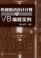 机械振动设计计算与VB编程实例在线阅读