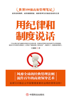 世界500强高效管理笔记:用纪律和制度说话在线阅读