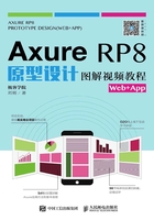 Axure RP8原型设计图解视频教程（Web+App）在线阅读