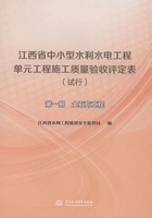 江西省中小型水利水电工程单元工程施工质量验收评定表（试行）（第一册）：土石方工程