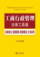 工商行政管理法律工具箱：法律条文·流程图表·案例要旨·文书应用在线阅读