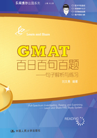 GMAT百日百句百题:句子解析与练习