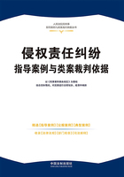 人民法院民商事指导案例与类案裁判依据丛书:侵权责任纠纷指导案例与类案裁判依据在线阅读