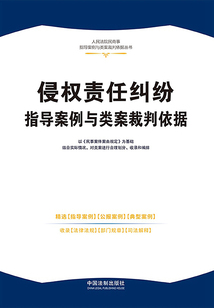 人民法院民商事指導案例與類案裁判依據叢書:侵權責任糾紛指導案例與類案裁判依據