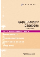 城市社会转型与幸福感变迁（1978～2010）