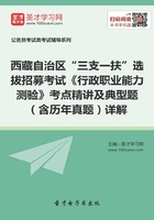 2020年西藏自治区“三支一扶”选拔招募考试《行政职业能力测验》考点精讲及典型题（含历年真题）详解在线阅读