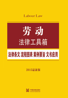 劳动法律工具箱：法律条文·流程图表·案例要旨·文书应用在线阅读