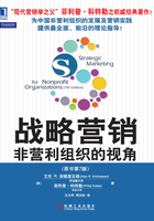 战略营销:非营利组织的视角(原书第7版)在线阅读