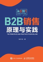 B2B销售原理与实践在线阅读