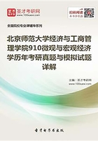 北京师范大学经济与工商管理学院910微观与宏观经济学历年考研真题与模拟试题详解