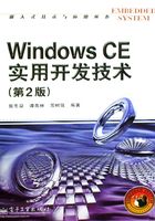 Windows CE实用开发技术在线阅读