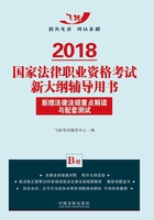 2018国家法律职业资格考试新大纲辅导用书：新增法律法规重点解读与配套测试（B册）