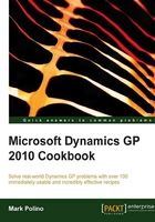 Microsoft Dynamics GP 2010 Cookbook在线阅读