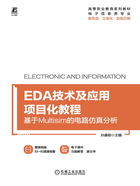 EDA技术及应用项目化教程：基于Multisim的电路仿真分析在线阅读