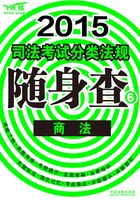 2015司法考试分类法规随身查商法