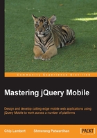 Mastering jQuery Mobile在線閱讀