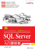 SQL Server 入门很轻松（微课超值版）在线阅读