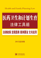 医药卫生和计划生育法律工具箱：法律政策·流程图表·案例要旨·文书应用