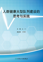 人群健康大型队列建设的思考与实践在线阅读