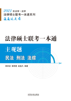 2021法律硕士联考一本通·主观题：民法·刑法·法综在线阅读