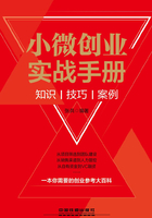 小微创业实战手册：知识、技巧、案例在线阅读