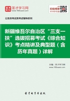 2020年新疆维吾尔自治区“三支一扶”选拔招募考试《综合知识》考点精讲及典型题（含历年真题）详解在线阅读