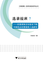 选谁接班？：控股家族目标驱动下的中国民企经营接班人选研究在线阅读