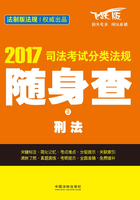 2017司法考试分类法规随身查：刑法