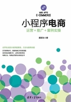 小程序电商:运营+推广+案例实操在线阅读