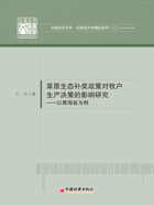 草原生态补奖政策对牧户生产决策的影响研究：以青海省为例