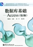 数据库基础：Access