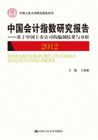 中国会计指数研究报告（2012）：基于中国上市公司的编制结果与分析