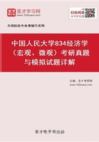 中国人民大学834经济学（宏观、微观）考研真题与模拟试题详解