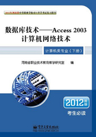 数据库技术：Access 2003·计算机网络技术