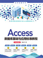 Access数据库基础与应用标准教程（实战微课版）