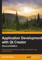 Application Development with Qt Creator（Second Edition）