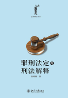 罪刑法定与刑法解释在线阅读