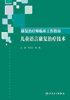 康复治疗师临床工作指南：儿童语言康复治疗技术