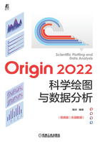 Origin 2022科学绘图与数据分析