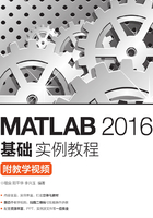 MATLAB 2016基础实例教程（附教学视频）