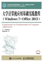 大学计算机应用基础实践教程（Windows 7+Office 2013）在线阅读