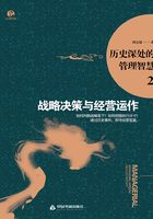 历史深处的管理智慧2：战略决策与经营运作在线阅读